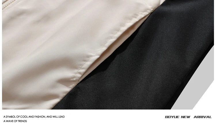 Boyue Color Blo Sports Jaet Men's Women's Autumn Winter Outdoor Workwear Functional Ins Sle Windbreaker Coat