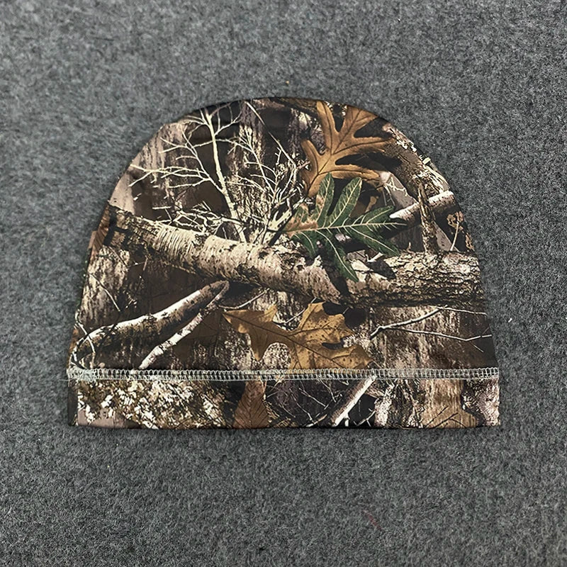 Retro Leaf Print Hip-Hop Pullover Hat Double-Layer Casual Versatile Men's And Women's Fashionable Trendy Single Item Cap