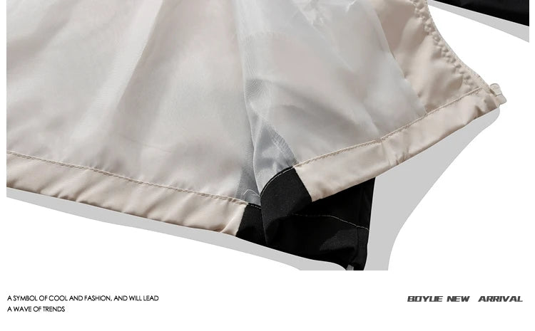 Boyue Color Blo Sports Jaet Men's Women's Autumn Winter Outdoor Workwear Functional Ins Sle Windbreaker Coat