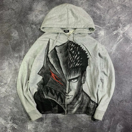 Harajuku Guts New Hoodies Women Berserk Pullover Streetwear Y2k Top Oversized Sweatshirt Anime Hoodie Women Clothes