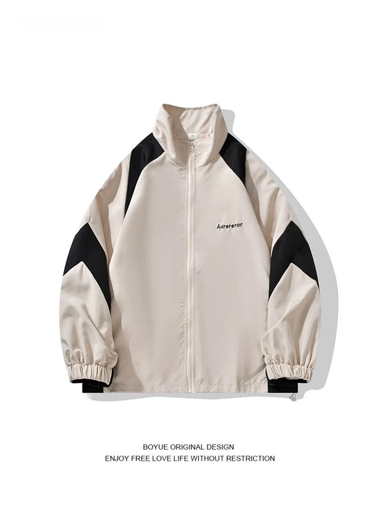 Boyue Color Blo Sports Jaet Men's Women's Autumn Winter Outdoor Workwear Functional Ins Sle Windbreaker Coat