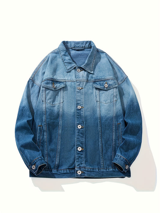 Veste Homme Denim Synthétique – Style Casual & Travail